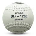 Balls 12 Inch White Split Leather Tamanaco SB-120I Hard PK Grade Hight Compression Cork Core Softball Ball