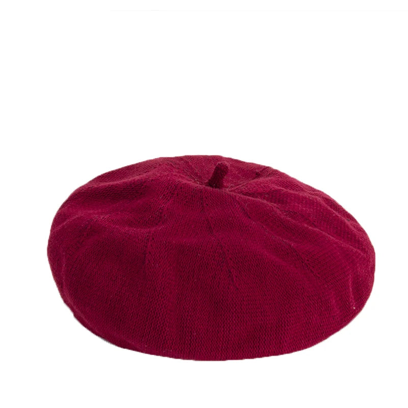 Fashion Soft Windproof Beret Hat-Custom Logo & Colors Unisex Casual Headwear for Autumn Winter Outdoor Hiking