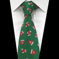 Christmas Polyester Tie Super Quality Print Santa Claus Snowman Elk Ties Necktie Men Party Dinner Festival Gift Accessory