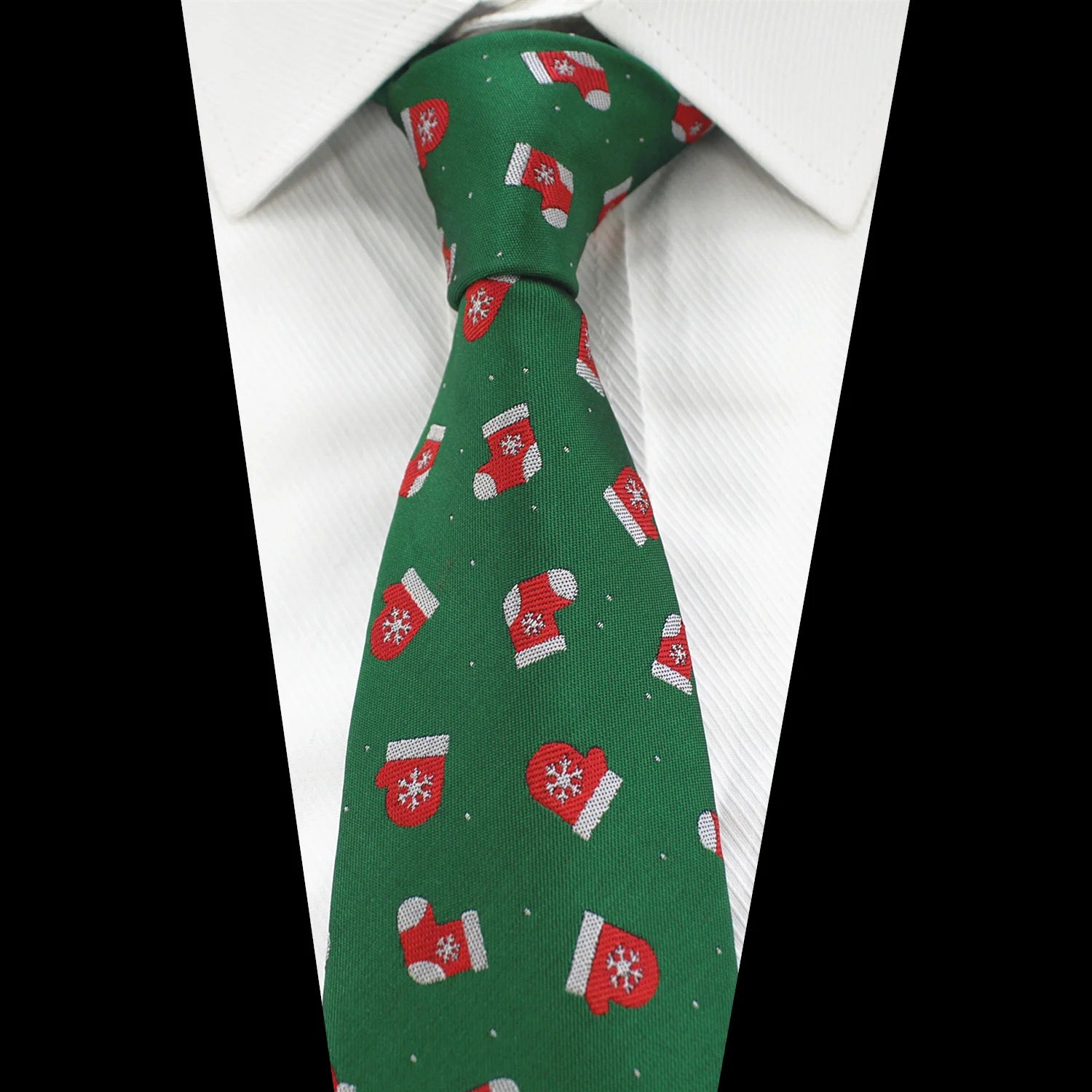 Christmas Polyester Tie Super Quality Print Santa Claus Snowman Elk Ties Necktie Men Party Dinner Festival Gift Accessory