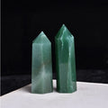 Diy Factory Direct Supply Gemstone Point Pendants Green Gemstone Crystal Point Wand Healing Points