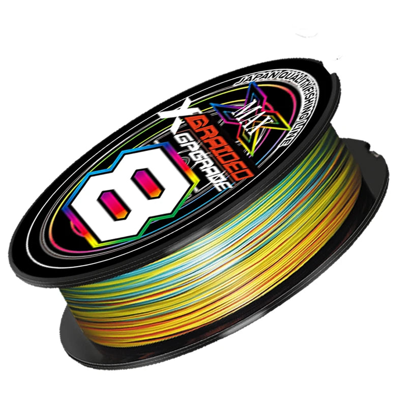 OEM ODM 4/8/16 Strand Braided Fishing Line Abrasion Resistant Floating Braid PE Line for Lake River Freshwater Saltwater Fishing