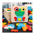 Custom 3D Animal Puzzle Jigsaw Children's Wooden Craft Box and Wall Sign