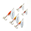Spinner Bait 1#-5# Metal Jig Spoon Fishing Lures for Trout Pike Bass Isca Fishing Lure Jigging Saltwater