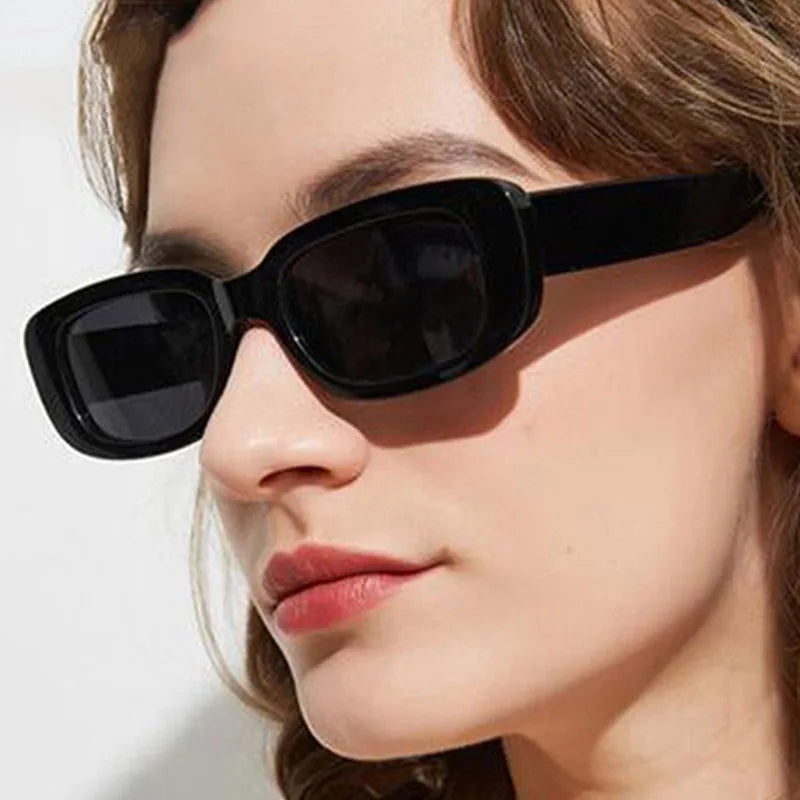 2022 Women's Fashion Sunglasses with Transparent White Champagne PC Frames Ins Irregular Frame Ins Sun Glasses