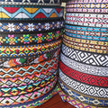 Wholesale New Design 65% Rayon 35% Nylon Rib Jacquard Web Coated Ribbon Jacquard Web for Fashion Clothes