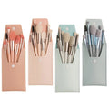 Mini 8PCS Makeup Brush With PU Bag Super Soft Artificial Blush Brush High-quality Professional Makeup Brush Kit