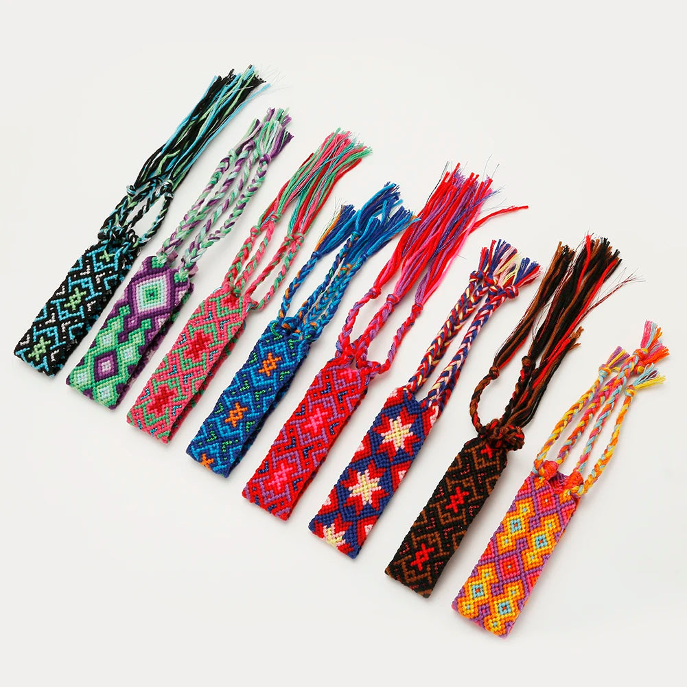 Nepal Cheap Lucky Woven Braided Wide Adjustable Women Handmade Mexican Bracelets