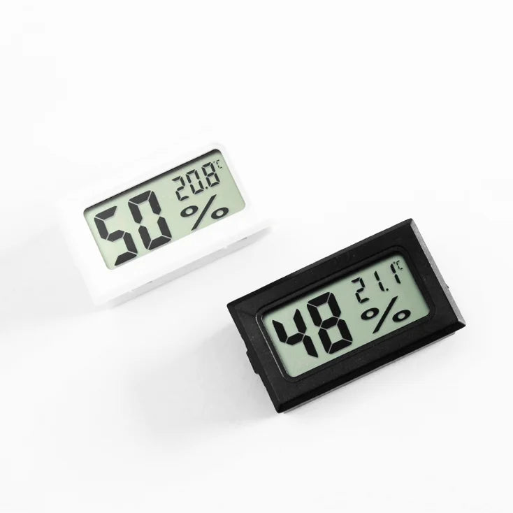 Reptile Cage Mini Electronic Wireless Thermo-Hygrometer Temperature and Humidity Meter Thermohygrometer
