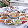 High-Grade Ceramic Disposable Tableware Set Plate Dish and Platter for Home Plating Parties Weddings Family Reunions