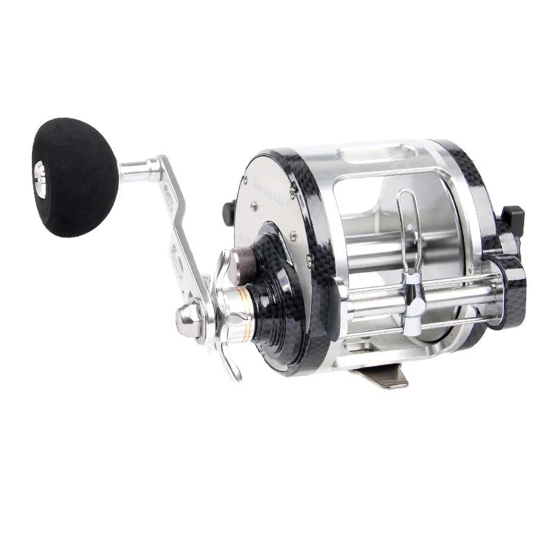 Lurekiller Trolling Fishing Reel Aluminum Casting Saltwater Reels 5+2 BB Speed Ratio 5.2:1 Saltwater Boat Casting