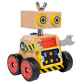 Children Wooden Educational Toy Handmade Assembling Wooden Robot Car Toddler Hand Eye Coordination Training Kids Assembly Toys