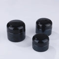 Hot Sale Shinning Cosmetic Packaging 20g 30g 50g Skincare Empty Black Glass Jars Case Cosmetic Cream Jar
