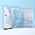 Shiny Colorful Crystal Collagen Eye Mask Box Set 4 Patches to Fade Fine Lines and Lift Firming Beauty Personal Care Product