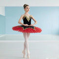Professional Classical Ballet Costume Red Dance Tutu Dress for Girls and Women Performance Wear