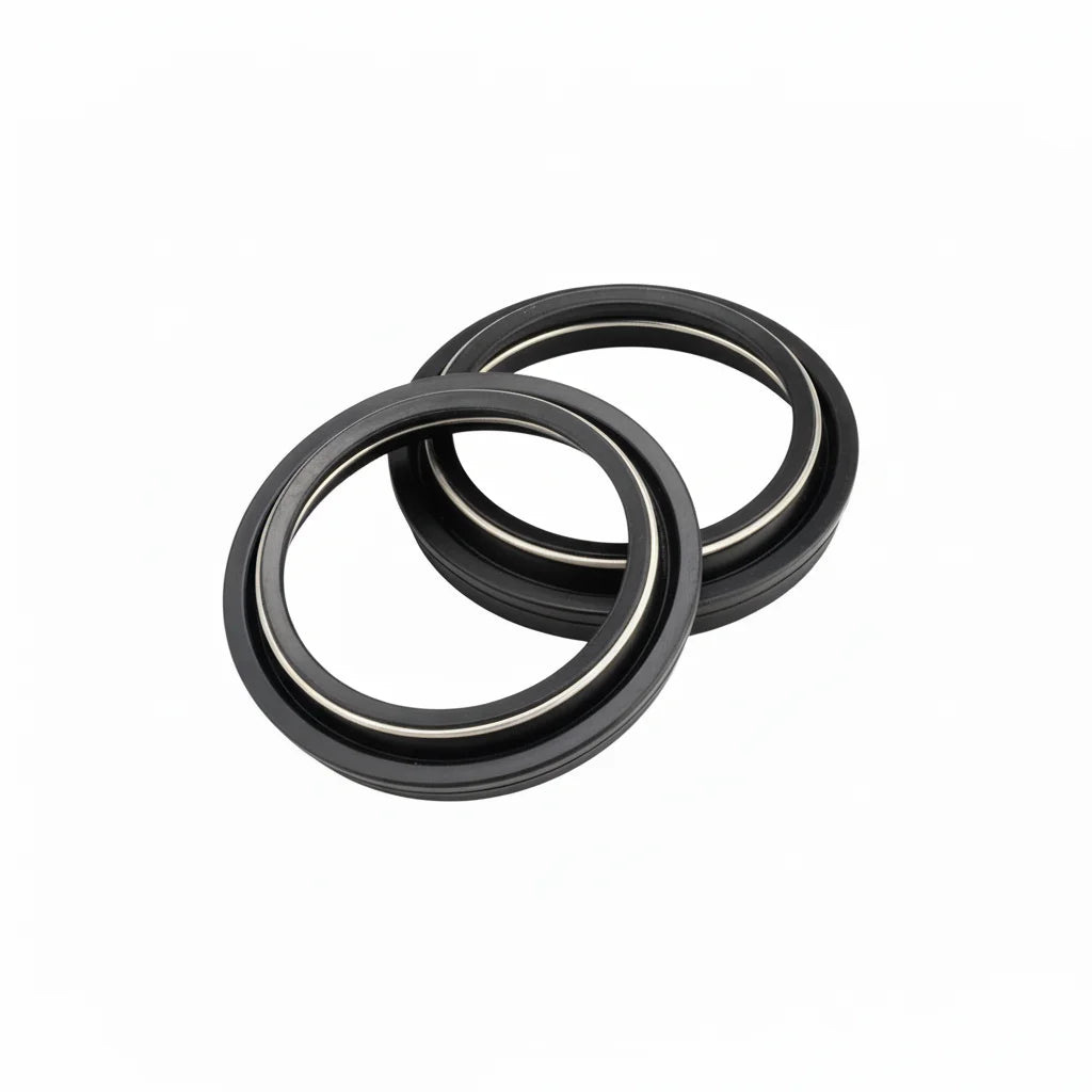 K-tech Pair of Fork Dust Seal Covers Compatible with Gas Gas EC 250 12-15 for NOK