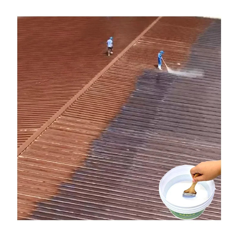 Kezu Magic Rust Converter Water-Based Acrylic Emulsion Metal Coating for Metal Roofs & Bridges 1 Year Warranty Industrial Grade