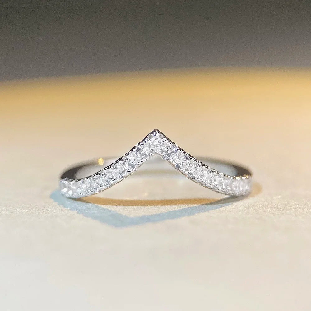 4 Carats Diamond Jewelry 5A Colored Cubic Zircon Round Cut Eternity Personalized Wholesale Price Wedding Silver Rings