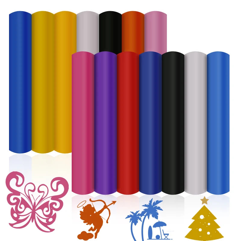 Graphic Sticker Poster Material Cut Cutter Letters Self Adhesive Vinil Adhesivo Plotter Color Cutting Vinyl Roll