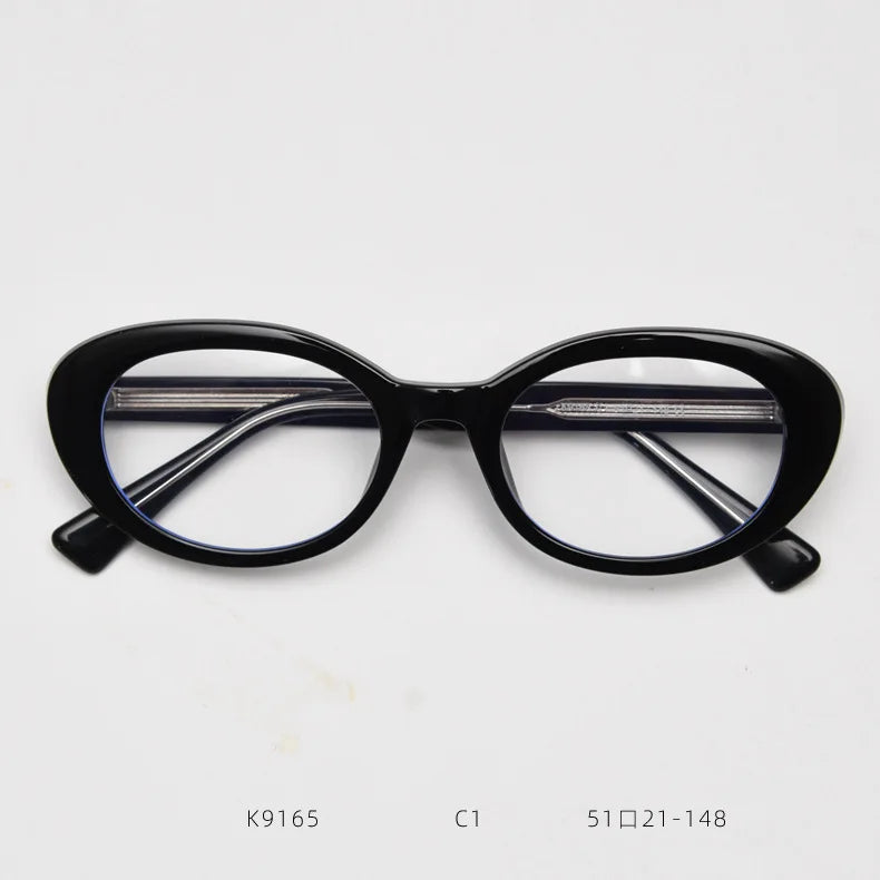 Anti Blue Light Glasses Frame 2025 Oval Myopia Optical Frame Prescription Eyeglasses Women Men Retro Eyewear