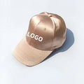Women's Trendy Custom Satin Sports Cap Baseball Cap 100% Polyester Spring Summer All-Season