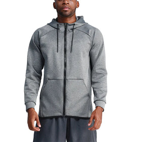 100% Cotton Casual Unisex Gym Hoodie Zip-up Regular Fit Printed Logo Front Fleece Windproof Winter Season Hooded Collar