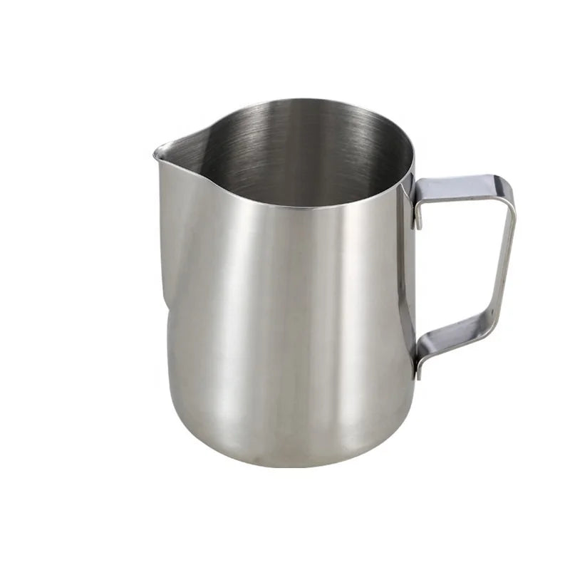 Professional Stainless Steel Milk Pitcher Set Barista Frother Measuring Jug for Coffee Tea High-Quality 300ml Hot Seller