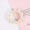 Fashion Women Big Pearl Hair Ties Scrunchies Ponytail Holders Rubber Band Hair Accessories