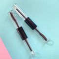 LZ Pack Low MOQ 100pcs Round Black Clear 8ml Eyeliner Tube Packaging Private Label/Printed Double Head Mascara Tube