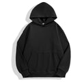 Unisex 480g Fleece Cotton Hoodies With Custom Logo Men's Warm No String Embroidery Hoodies Solid & 3D Print for Spring