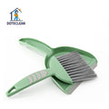 Mini Desktop Bristle Dustpan Set with Brush Scrubber for Cleaning Table Keyboard Product Category Brooms & Dustpans