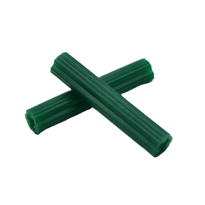 Elekh Green Color Plastic Expansion Anchor Wall Plug 5mm 6mm 7mm 8mm Nylon Wall Plug Nails