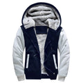Fitspi Wholesale Men's Velvet Padded Thickened Sweater Street Hoodie Hooded Jacket Plus Size Men's Cotton-padded Clothes
