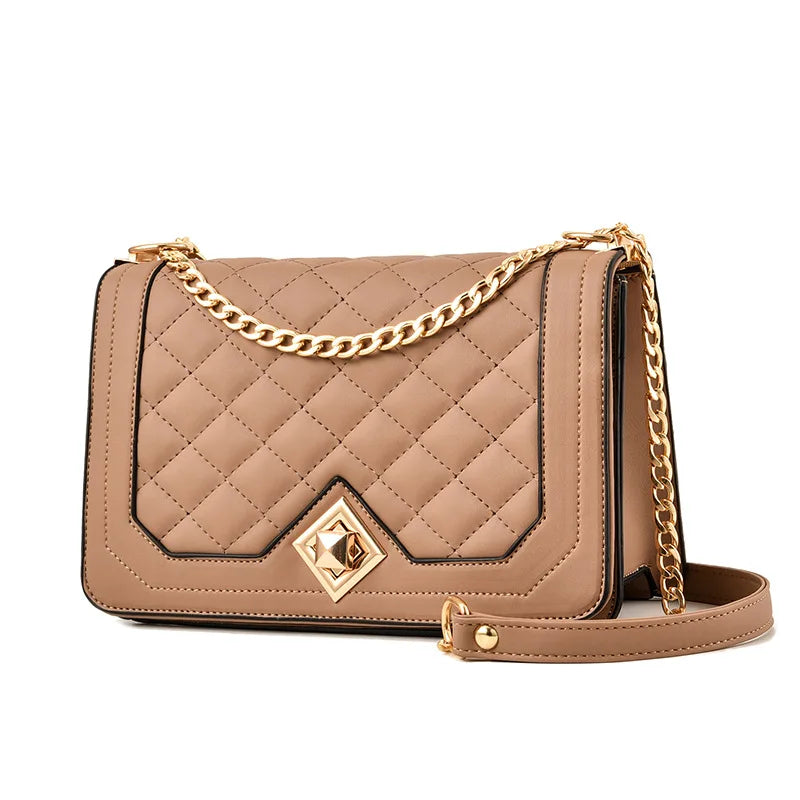 Private Label Party Luxury New Fashion White Vintage Tote Clutch Crossbody Handbags with Chain