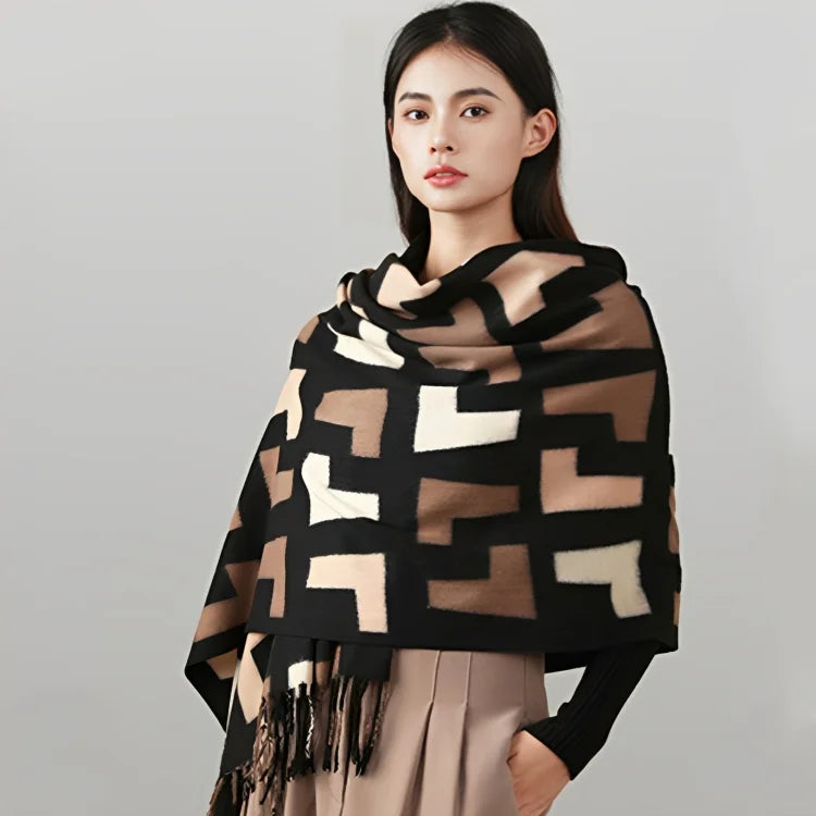 New Style Faux Cashmere Knitted Wrap Shawl Extra Large Scarf Stole Maxi Bufanda Cachmira