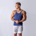 New Men Summer Sleeveless Men's Slim Fitness T-shirt Running Training Men's Tank Top Vest