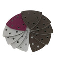 90*90*90mm 6 Holes Red Mouse Sponge Sand Wet & Dry Sanding Sponge Triangle Foam Sandpaper for Abrasive Tools Polishing Grinding