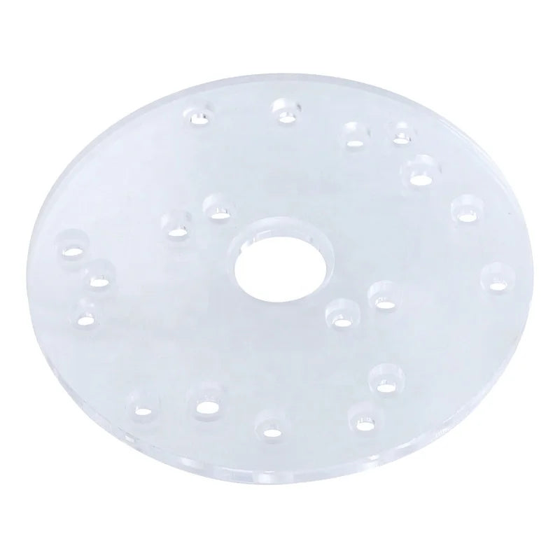 Transparent Universal Router Base Plate Router Base Rotary Tool Plunge Router Attachment