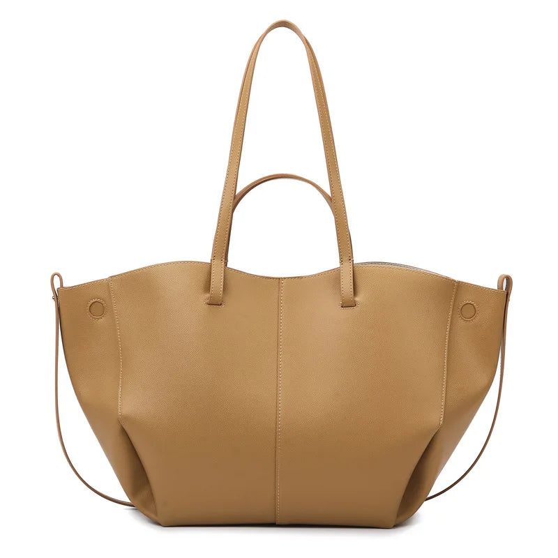 Wholesale Fashion Casual Large Capacity Pu Leather Crossbody Bags Vintage Ladies Shoulder Bucket Handbags