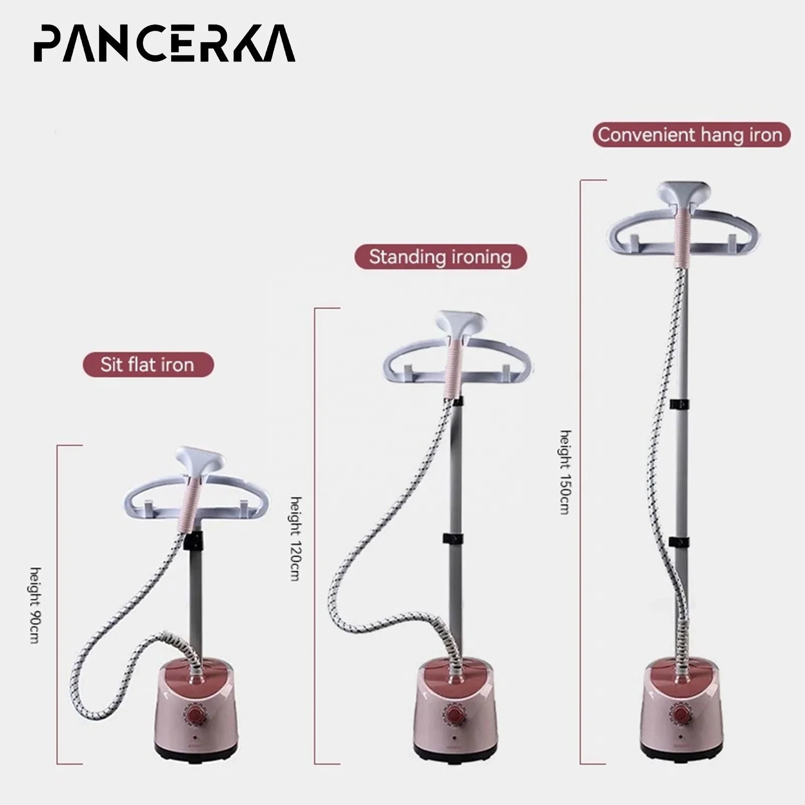 PANCERKA Household Appliances Standing Clothes Electric Steam Iron Steamer Garment Handheld Garment Steamer Ironing Machine