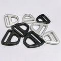 Metal Slide Safety Harness Release Matt Black D Ring Metal Loop for Bag 20mm 25mm