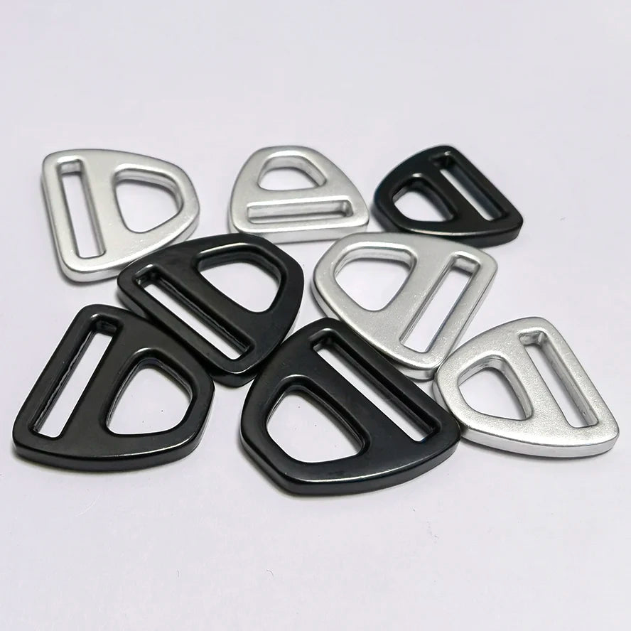 Metal Slide Safety Harness Release Matt Black D Ring Metal Loop for Bag 20mm 25mm
