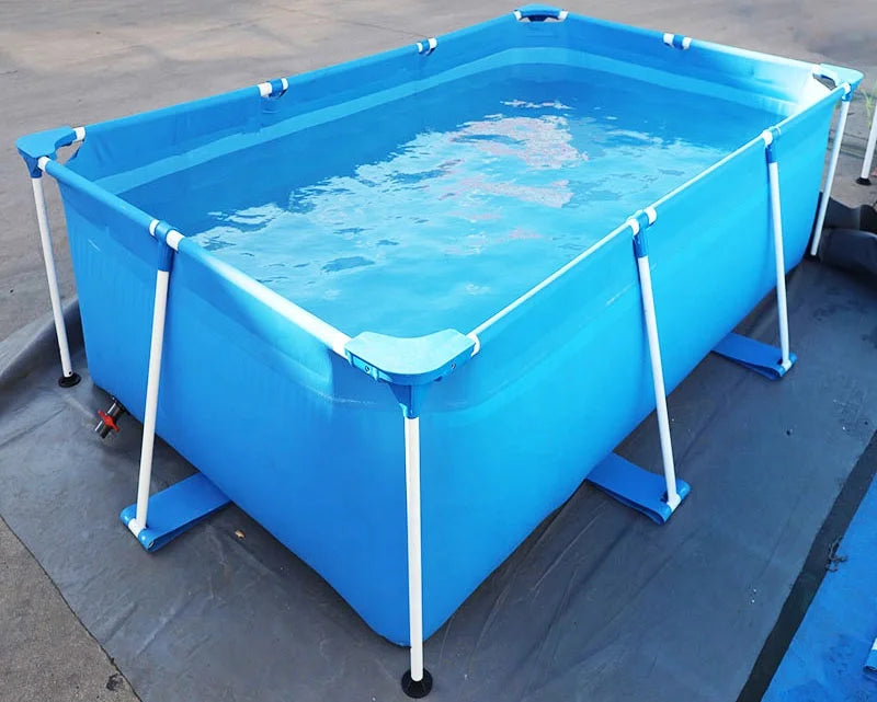 PVC Swimming Pool Metal Frame Steel  Frame Swimming Pool  for Adults and Kids Swimming