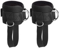 Neoprene Padded Ankle Straps for Glute and Leg Workouts Fitness Ankle Cuffs Ankle Straps Double D-Ring