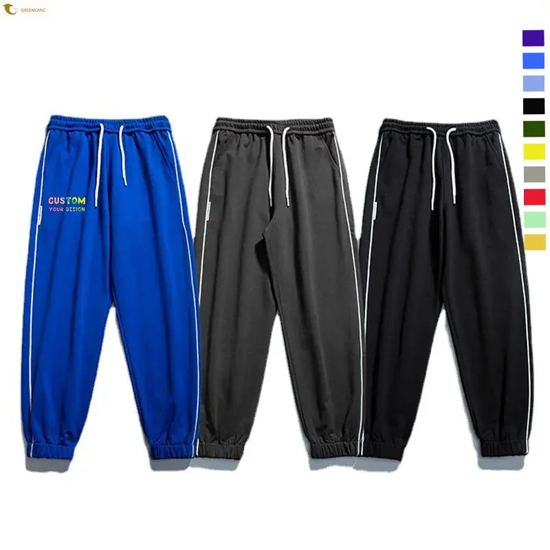 Factory Direct Sale High Quality Loose Fit Sweatpants Custom logo Multi -colored Oversized Men's Jogger Pants