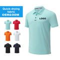 Wholesale Custom Logo Golf for Polo Shirts 92% Polyester 8% Spandex Solid Pattern Multi-Colors Customized Knitted for Polo Shirt