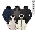 Mens Workout Color-matching Jackets Mens Custom logo Sportswears Windproof Running Coats Gym Athletic Active Print Jogging Wears