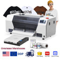 FREE SHIPPING US Warehouse 13" DTF Printer Tariff Free White Ink Circulation & Auto Cleaning Fast USA Delivery