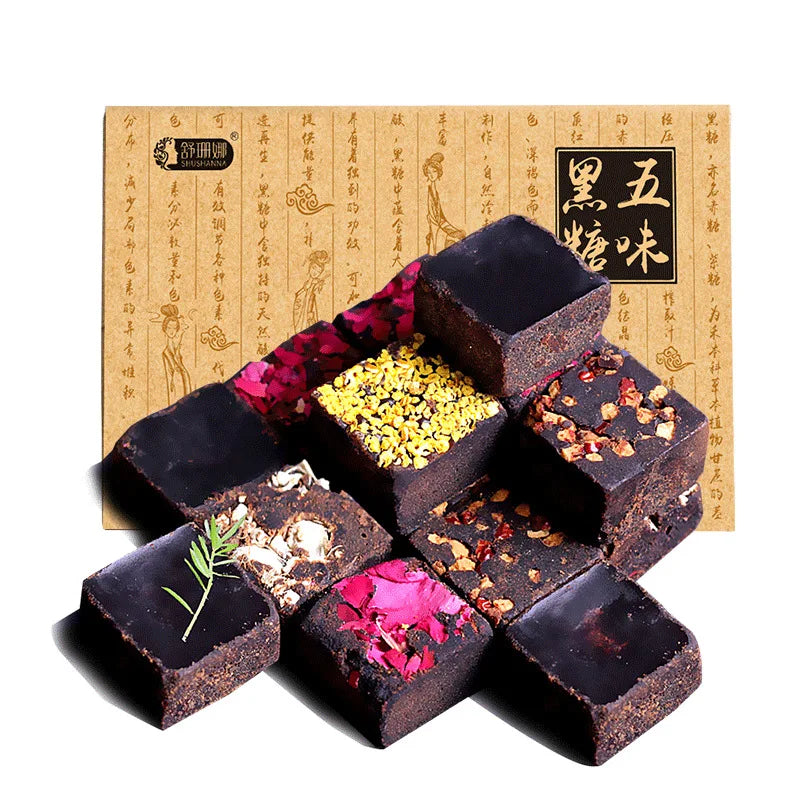 Various Flavor Natural Individual Bags Brown Sugar Tea Cubes in Bulk Wholesale Lump Sugar Candy
