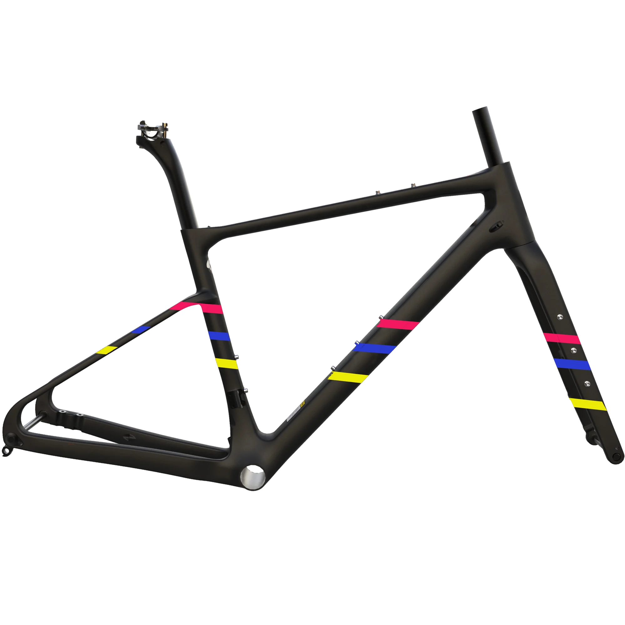 Carbon 700C Gravel Road Bike Frame Frameset Manufacturers Customize Disc Brake Rahmen Gravel Bike Frame